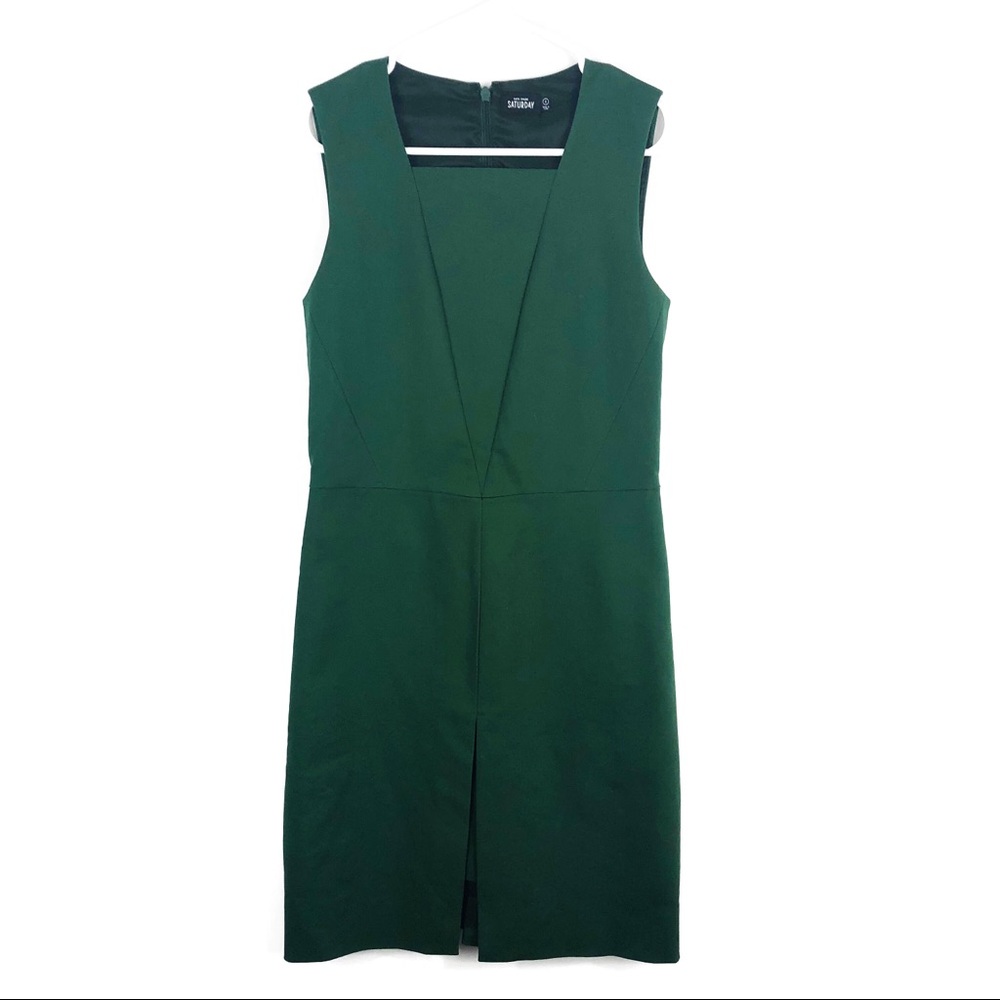 NEW KATE SPADE SATURDAY Layover Dress Cotton Slit - Picture 3 of 8